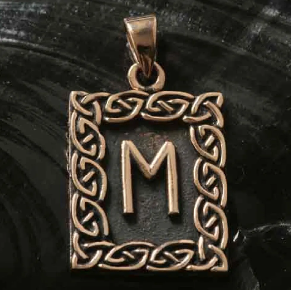 Rune Bronze Schmuck ehwo Anhänger älteres Futhark