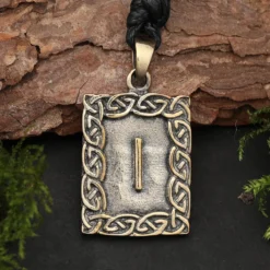 Rune Bronze Schmuck isa Anhänger älteres Futhark