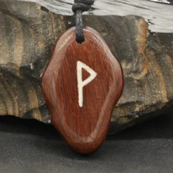 Rune Holz Schmuck wunjo - älteres Futhark
