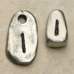 Rune Isa aus Schmuckzinn