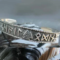 Runen Armreif Armschmuck Wikinger 925 Silber