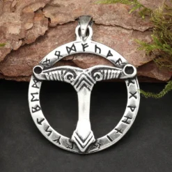 Runen Irminsul Schmuck 925 Silber Anhänger