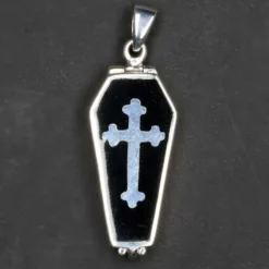Sarg Medaillon Schmuck Anhänger aus Silber 925