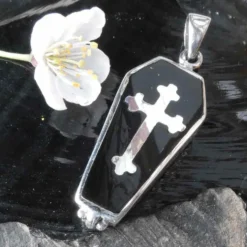 Sarg Medaillon Schmuck Anhänger aus Silber 925