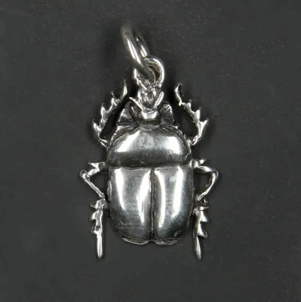 Scarabäus Anhänger Schmuck 925 Silber ägyptisch Glücksbringer
