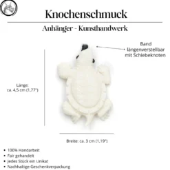 Schildkröte Kette Schmuck aus Knochen