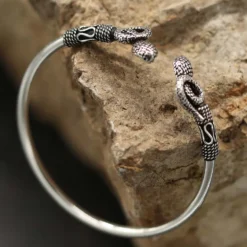 Schlange Armreif 925 Silber Armschmuck Cobra