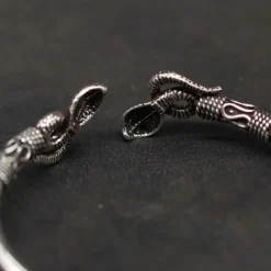 Schlange Armreif 925 Silber Armschmuck Cobra