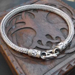 Schlangenarmband 925 Sterlingsilber 22cm 925 Silber