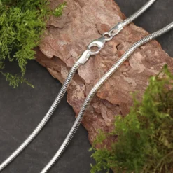 Schlangenkette 1,9mm 925 Silber Halskette diverse Längen