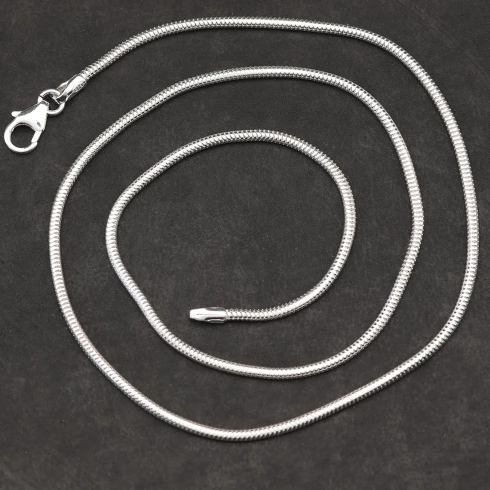 Schlangenkette 1,6mm 925 Silber Silberkette diverse Längen