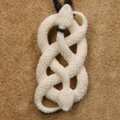 Schlangen Schmuck aus Knochen Kette