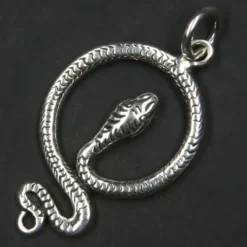 Schlange Schmuck Anhänger 925 Silber Kettenanhänger