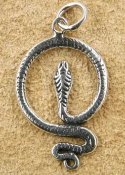Schlange Schmuck Anhänger 925 Silber Kettenanhänger