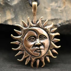 Schmuck Bronze Eclipse Anhänger