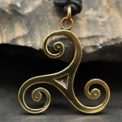 Schmuck Bronze Triskel groß Anhänger