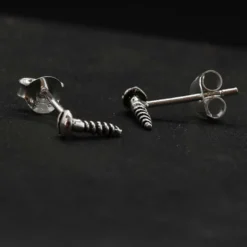 Schraube Ohrstecker 925 Silber Ohrschmuck