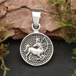 Schütze Schmuck Astrologie Sternzeichen 925 Silber Anhänger Schmuck