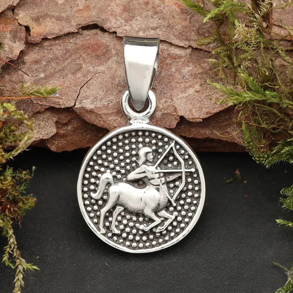Schütze Schmuck Astrologie Sternzeichen 925 Silber Anhänger Schmuck