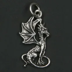 süßer kleiner Drache 925 Silberschmuck Anhänger