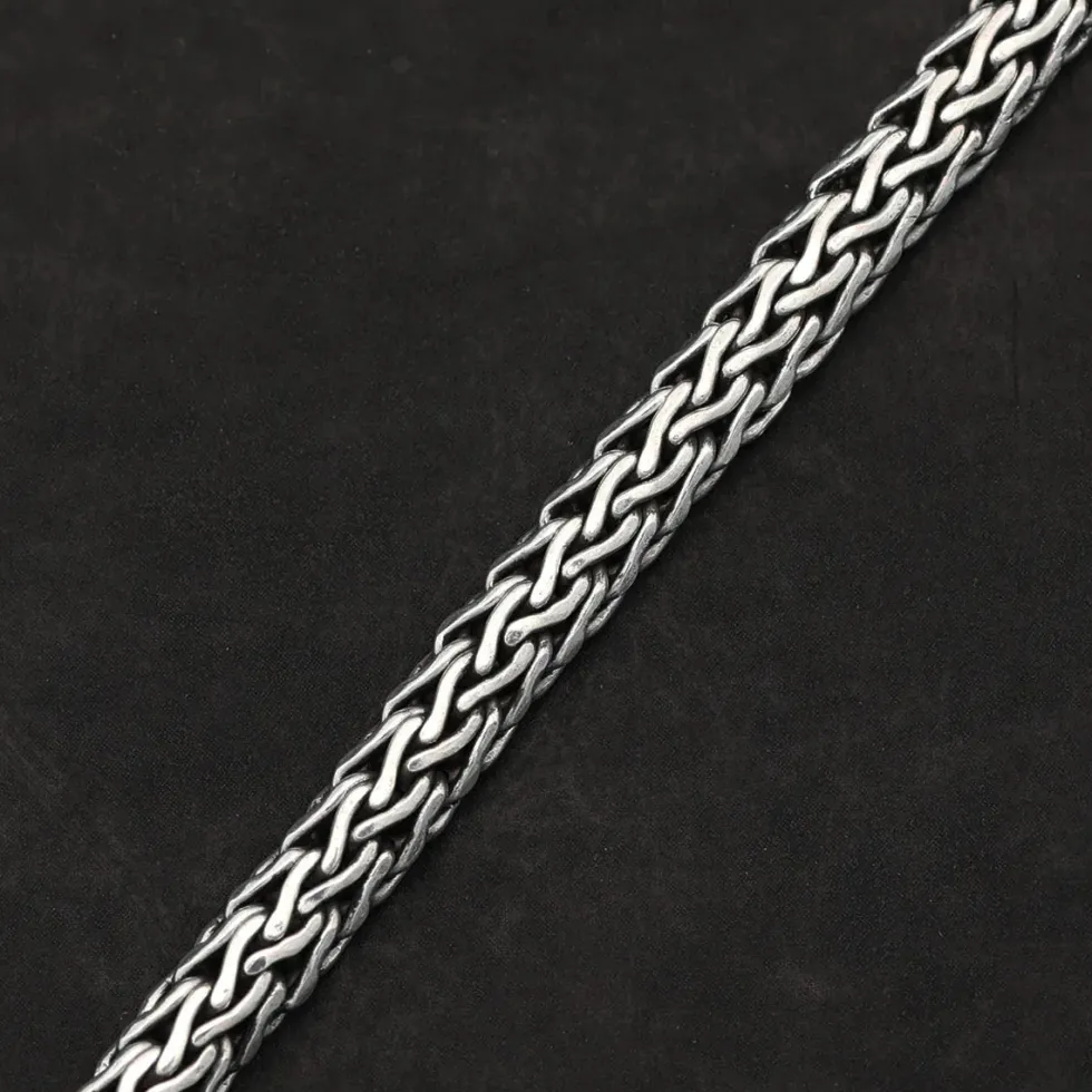 Silber Herren Armband 5 x 3 mm Armschmuck Sterlingsilber Armschmuck massiv