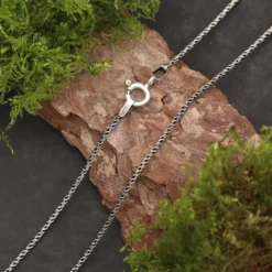 Silberkette gedreht 1,3 mm Halskette 925 Silber