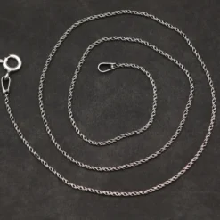 Silberkette gedreht 1,3 mm Halskette 925 Silber