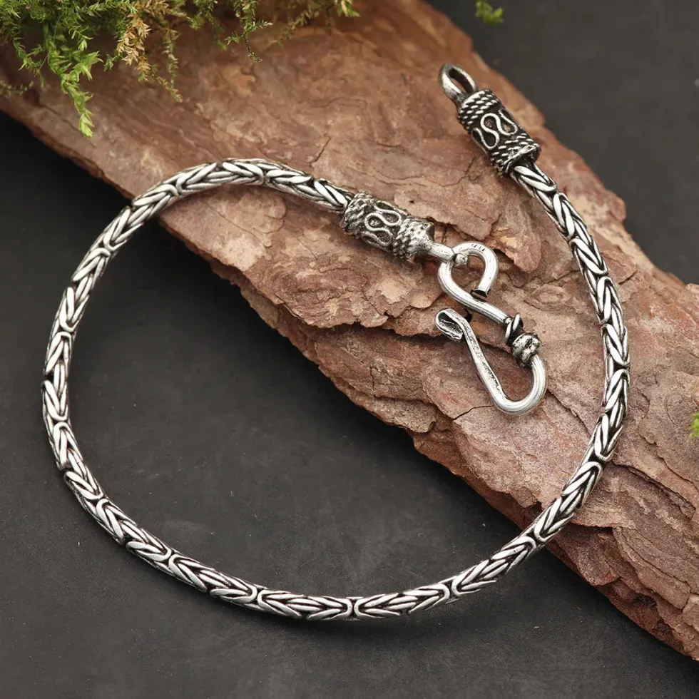 Silberschmuck Armband Königskette 2,5mm 925 Silber