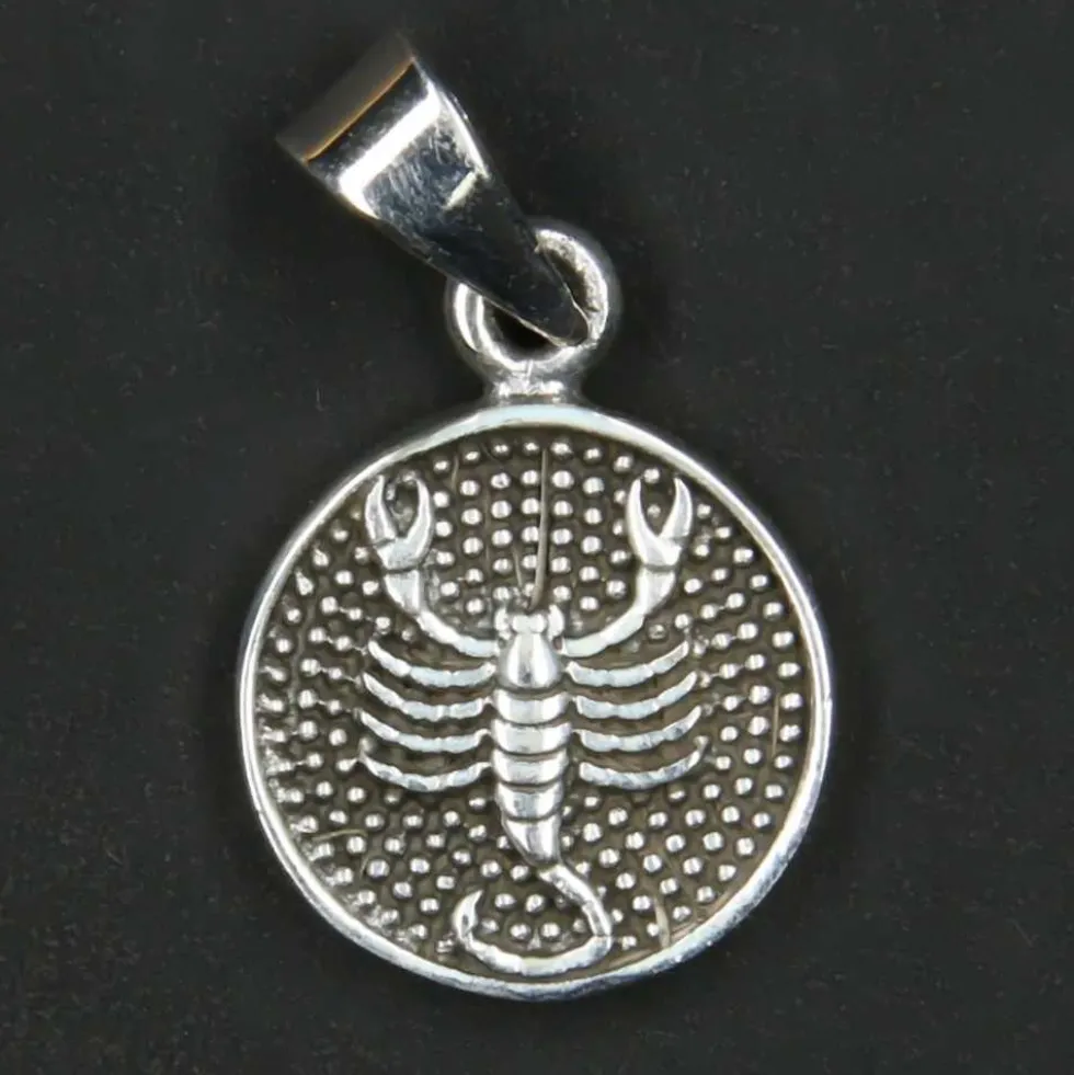 Skorpion Schmuck Astrologie Sternzeichen 925 Silber Anhänger Schmuck