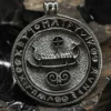 Sonnenschiff 925 Silber Wikinger Schmuck Anhänger