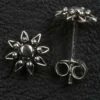 Sonne Ohrstecker Ohrschmuck Ohrring 925 Silber
