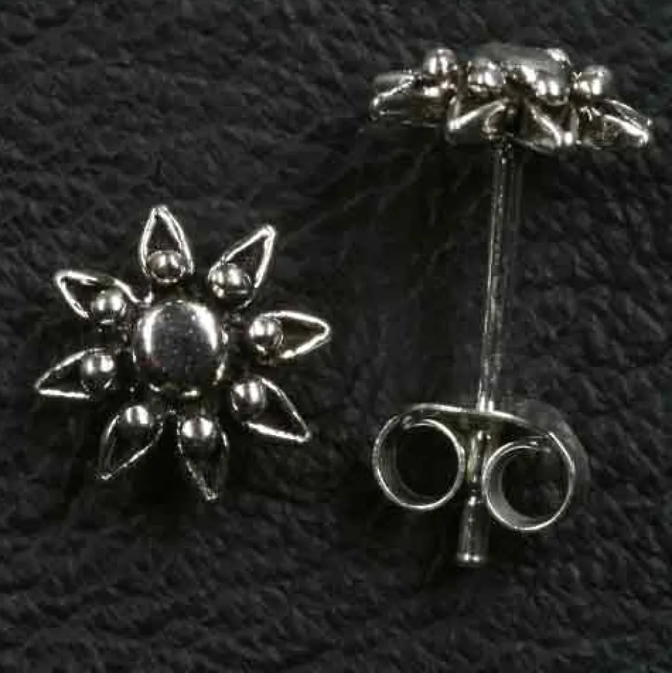Sonne Ohrstecker Ohrschmuck Ohrring 925 Silber