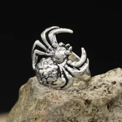 Spinne Ohrklemme 925er Silber Ohrschmuck