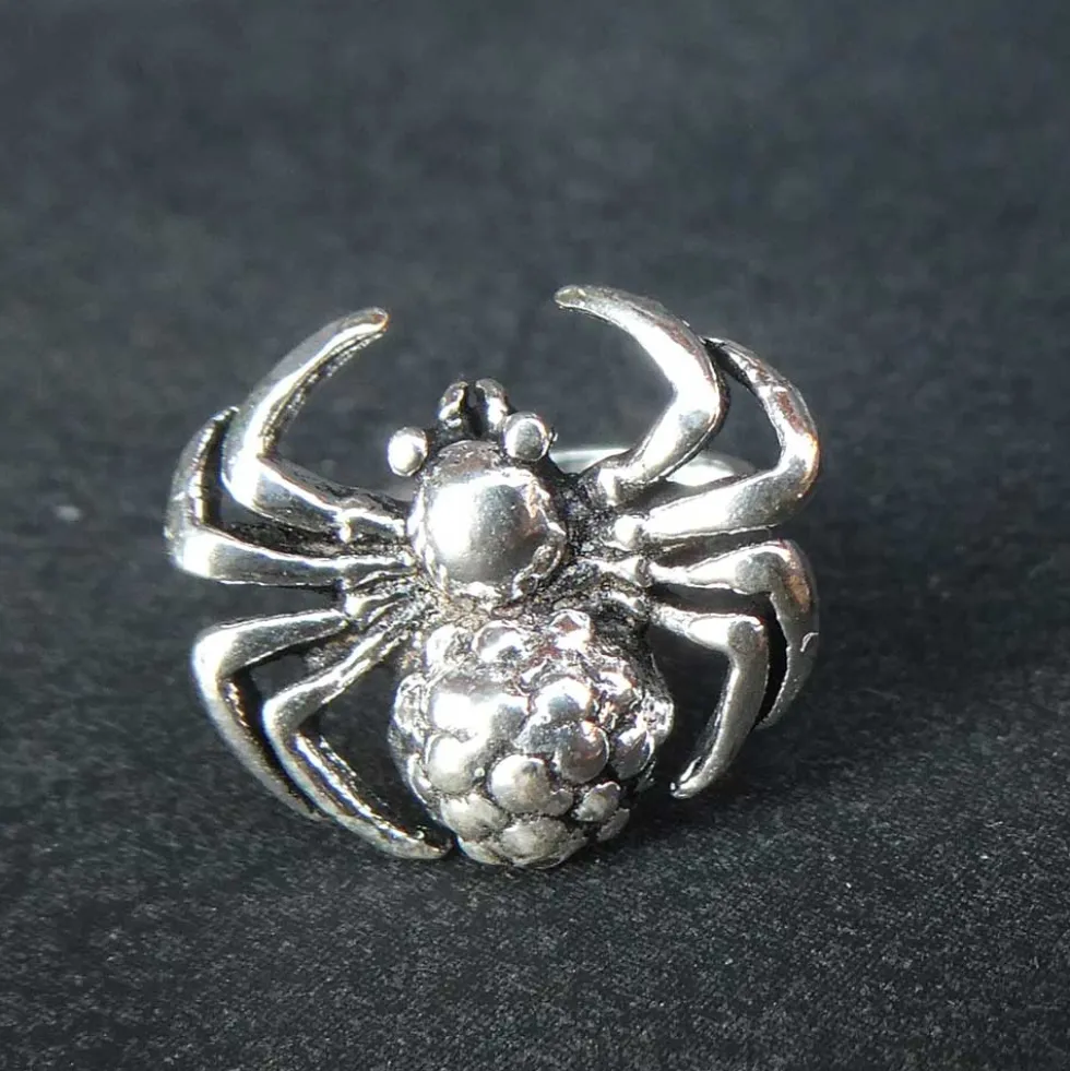 Spinne Ohrklemme 925er Silber Ohrschmuck