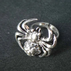 Spinne Ohrklemme 925er Silber Ohrschmuck