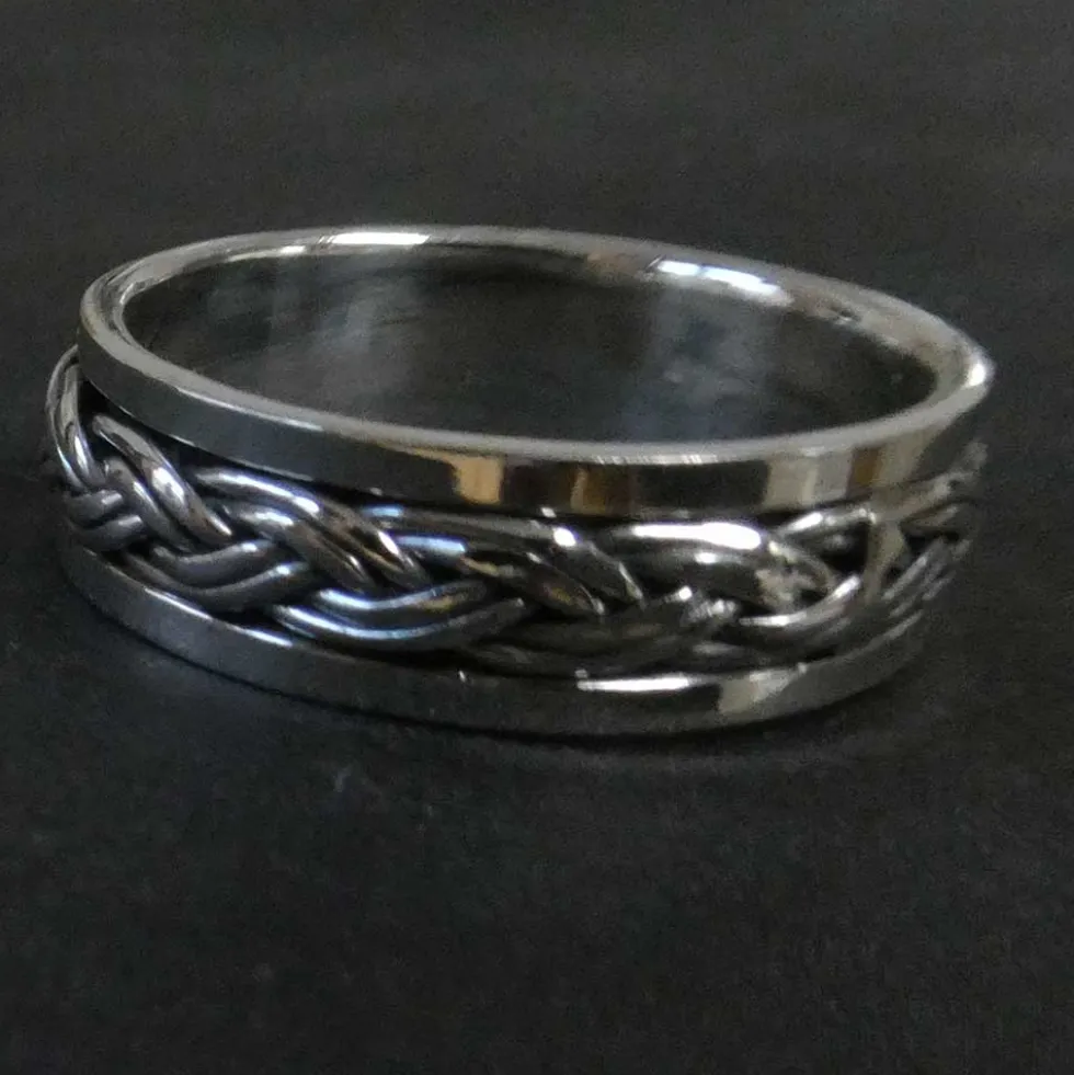 Spinner Ring Keltenknoten drehbarer Innenring 925 Silber