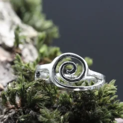 Spirale Ring Schmuck hochwertiges 925 Silber feiner Silbering