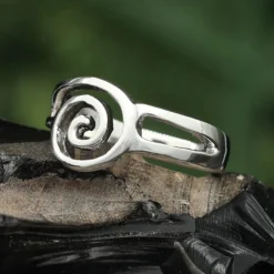 Spirale Ring Schmuck hochwertiges 925 Silber feiner Silbering