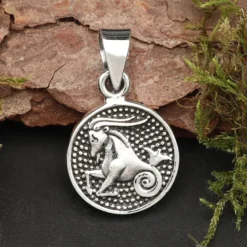 Steinbock Schmuck Astrologie Sternzeichen 925 Silber Anhänger Schmuck