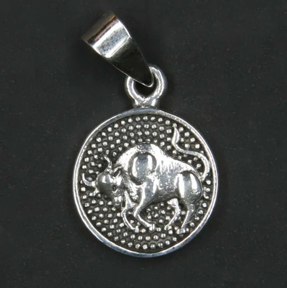 Stier Schmuck Astrologie Sternzeichen 925 Silber Anhänger Schmuck