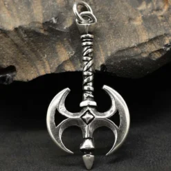 Streitaxt Schmuck Anhänger aus Silber 925