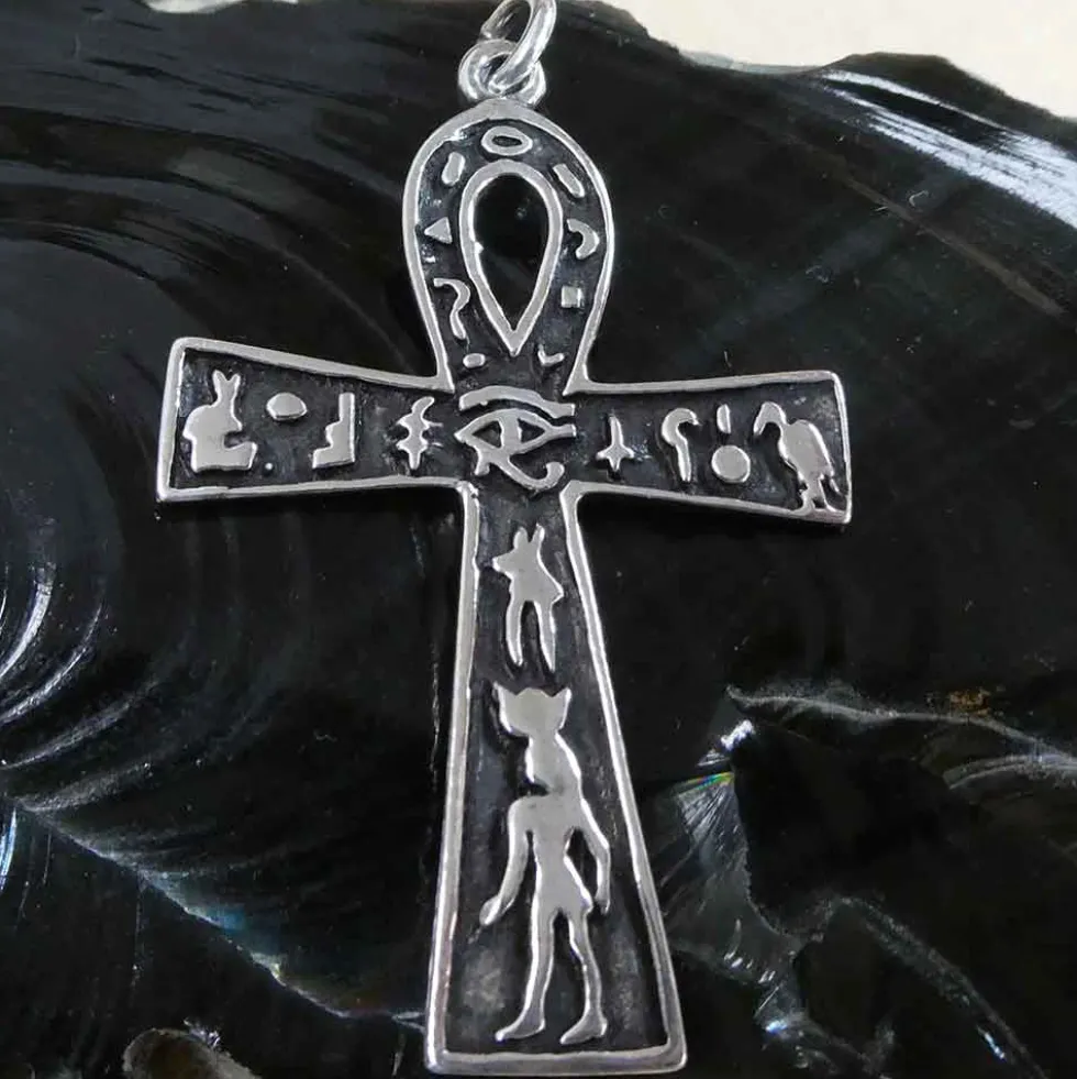 Symbol Ankh Schmuck Anhänger aus Silber 925