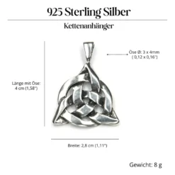 Taliesin Schmuck Anhänger Kelten Silber 925
