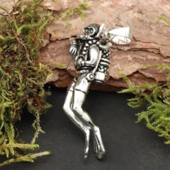 Taucher beweglich Anhänger Schmuck aus edlem 925 Silber