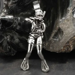 Taucher beweglich Anhänger Schmuck aus edlem 925 Silber