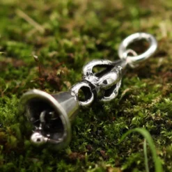Tempelglocke Kettenanhänger 925 Silber Schmuck