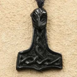 Thor Hammer Hornschmuck Anhänger Kette