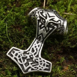 Thor Hammer massiv 925 Silber Schmuck Anhänger