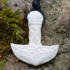 Thor Hammer Schmuck aus Knochen Kette