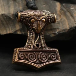 Thor Hammer Schmuck Bronze Anhänger